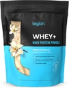 LEGION Whey+ Protein Whey Isolate från Grass Fed Cows - Whey Protein Isolate Powder Low Calorie, Non-GMO, Sugar Free, Laktos och Gluten Free, All Natural Protein Powder för Män & Kvinnor (15 portioner)