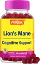 WellYeah Lions Mane Gummies för vuxna (2 000 mg) | Lions Mane Supplement Memory and Focuse Support | Gluten Free, Non GMO | Berry Flavor | Lion's Mane Gummies 60 Count