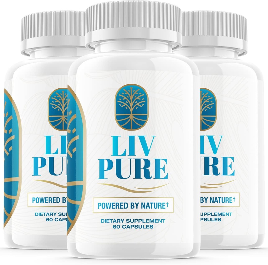 (3 Pack) Liv Pure Powered by Nature Advanced Formula Liver Live Pure Perification Function Supplement (180 kapslar)
