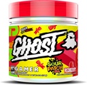 GHOST Gamer: Energi och fokus stödformel - 40 portioner, Sour Patch Kids Redberry - Nootropics & Natural Caffeine för uppmärksamhet, noggrannhet och reaktionstid - Vegan, Gluten-Free