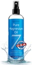 Seven Minerals Pure Magnesium Oil Spray, Big 12oz, USP Grade, Extra Strength, för Feet, Sleep, Muscle Pain & Cramps - Mined i USA