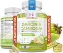 100% ren Garcinia Cambogia extrakt med 95% HCA - Hantera matbehov - Bästa Carb Blocker för kvinnor och män - Max Styrka Garcinia Cambogia Raw Diet Pills Made i USA - 60 Veggie kapslar
