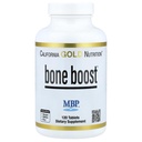 Kalifornien Gold Nutrition Bone Boost Supplement, stöd för benhälsa, näringsämne blandas med kalcium och vitamin D, vegetarisk vänlig, glutenfri, icke-GMO, 120 tabletter