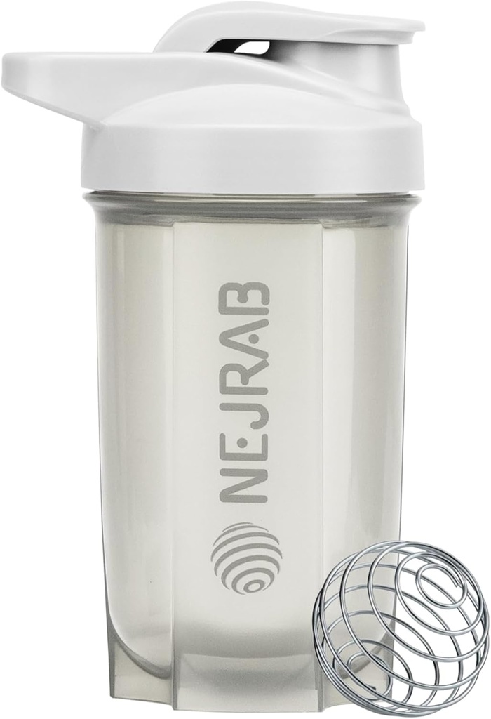 Protein Shaker Bottle - Perfekt för kaffe, proteinpulver - 16 Oz - för gym med Mixer boll - Shaker Cups för Protein Shakes.