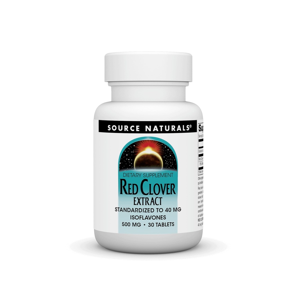 Källa Naturals Red Clover Extract, 500 Mg Tablet, 30 Count
