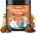Mushroom Coffee Decaf, Avancerad 13 i 1 Mushroom Powder med Lions Mane, Cordyceps, Chaga, Reishi, Instant Coffee Mushroom Supplement med Adaptogens Rhodiola för Immune, Focus, Energy | Vegan