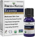 Forces of Nature Eczema Control, Känslig, Torr och Itchy Skin Relief, Steroid-Free Skin Care för Flare-Ups, Eczema Behandling för vuxna, organisk homeopatisk medicin, Fast-Acting, 11ml (0,37 fl oz)