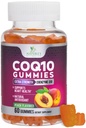 CoQ10 Gummies 100mg - 3X Styrka, Hög Absorption, Antioxidant Supplement för Heart Health Support & Energy Production, Ultra Coenzyme Q10 Vitaminer, Coq 10 Supplements, Non-GMO - 60 CoQ10 Gummies