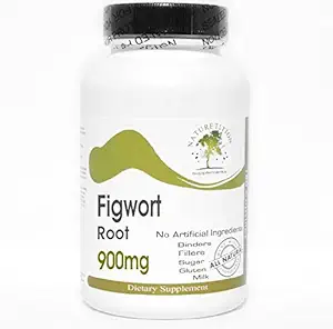 Figwort Root 900mg - 180 kapslar - Inga tillsatser - Naturtitionstillägg