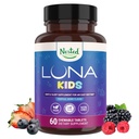 LUNA Kids | # 1 Sleep Aid tabletter för barn 4 + och känsliga vuxna | Naturligt källade ingredienser | 60 x Chewable piller | Gentle, Herbal Supplement med Chamomile, Melatonin, Valerian & Lemon Balm