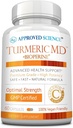 Godkänd Science Turmeric MD - med BioPerine & 95% Standardiserade gurkmeja Curcuminoids - 60 kapslar (1 månads leverans)