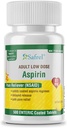 Safrel Generic Bayer Baby Aspirin 81 mg (500 Enteric Coated Tablets) | Adult Low Dose Strength Safe Pain Reliever (NSAID) för mindre värk | Värdepaket