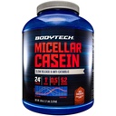 BODYTECH Micellar Casein Protein Powder, långsam frisättning för Overnight Muscle Recovery - 24 Grams of Protein per Servering - Rich Chocolate (4 pund)