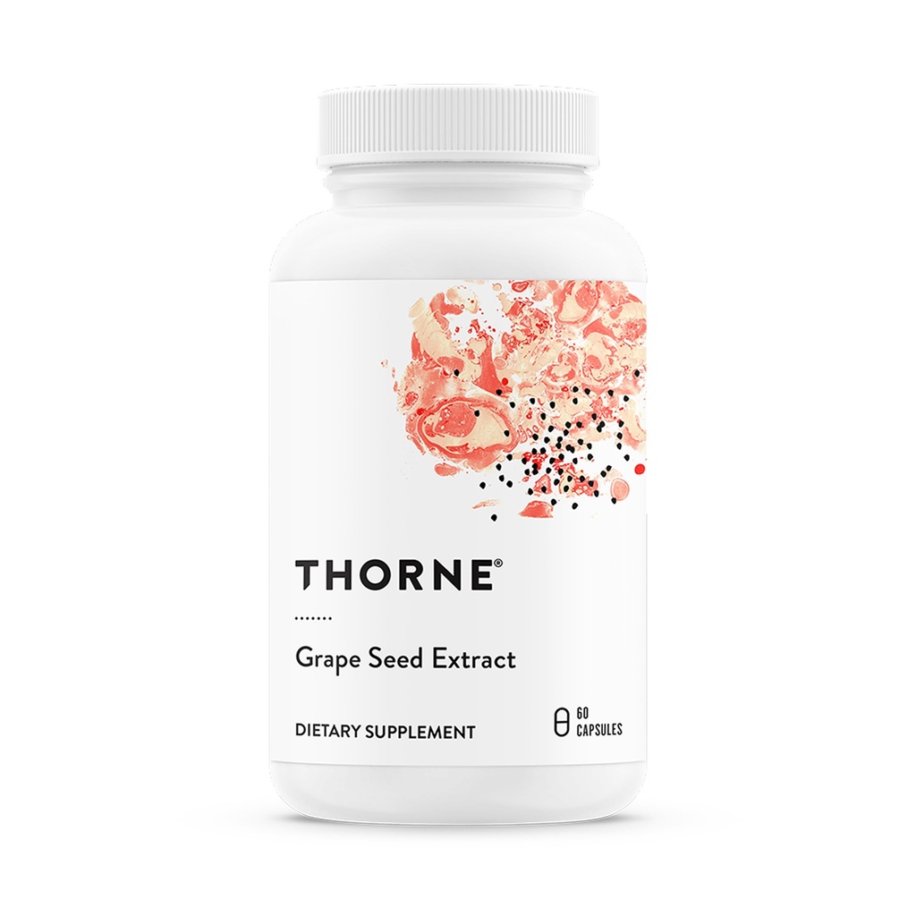 THORNE - Grape Seed Extract (tidigare O.P.C.-100) - Grape Seed Phytosome för antioxidantstöd* - 60 kapslar