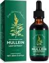 Generisk Mullein Leaf Extract - Lung Aid & Purifier - Andningsstöd & Gentle Lung Cleanse - Hälsosam andning - Naturlig och säker - Snabb Absorption - Vegetarisk - 60ml, 1 månads leverans