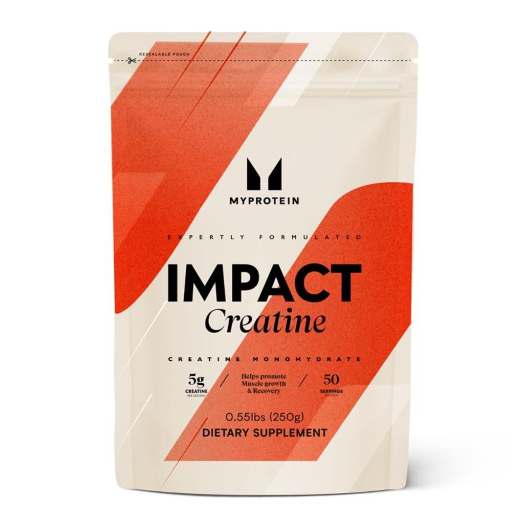 Myprotein Kreatin Monohydratpulver, 0,5 Lb (50 portioner) Pure Unflavored Kreatinpulver, Post/Pre Workout Supplement för alla sporter och övningar