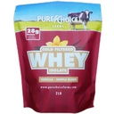 Pure Choice Vanilla Whey Protein Isolate Powder, 28g Protein, Undenatured Whey, 3 Ingredienser, Inga fillers eller artificiella sötningsmedel. (Vanilla, 2 lb)