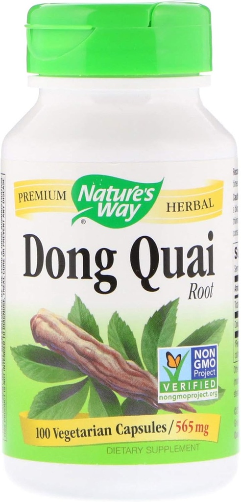 Naturens sätt Dong Quai Root - 100 kapslar / 565 mg