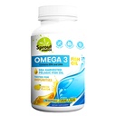 Sea-Harvested Pelagic Omega-3 Fish Oil för hjärthälsa, ögon och gemensamt stöd - 1200mg, 90-dagars leverans - Hög styrka EPA DHA Fatty Acids - Lemon Flavor Anchovy Fish Oil - 90 Softgels