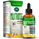 Mjölktel för hundar | Dog Liver Supplement för alla åldrar och raser | Här är bara växtbaserade komposition | + Attractive och Super Yummy Bacon smak | 2 Oz