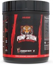 Huge Supplements Pump Serum, Stim Free Pre Workout and Nitric Oxide Booster to Enhance Focus, Pumps, Fulness with No Caffeine, L-Citrulline, GlycerPump, L-Tyrosine, Nitrosigine (Strawberry Mojito)