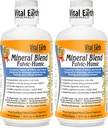 Vital Earth Minerals Fulvic Humic Mineral Blend Liquid 2-Pack – Fulvic Acid Supplement with 70+ Trace Minerals, Electrolytes for Recovery, Balance & Energy, 32 Oz Ea + 1 Oz Cup Ea