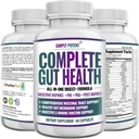 Komplett Gut Health, Digestive Enzymes Plus Prebiotic, Probiotic & Post Biotic Gastrointestinal Support, stöder Gut Health & Immune Function, 60 kapslar