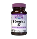 Bluebonnet Nutrition B Complex 50 Vegetabiliska kapslar, Full Spectrum, Vitamin B6, B12, Biotin, Folate, Vegan, Vegetarian, Gluten Free, Soy Free, Milk Free, Kosher, 50 Vegetabiliska kapslar