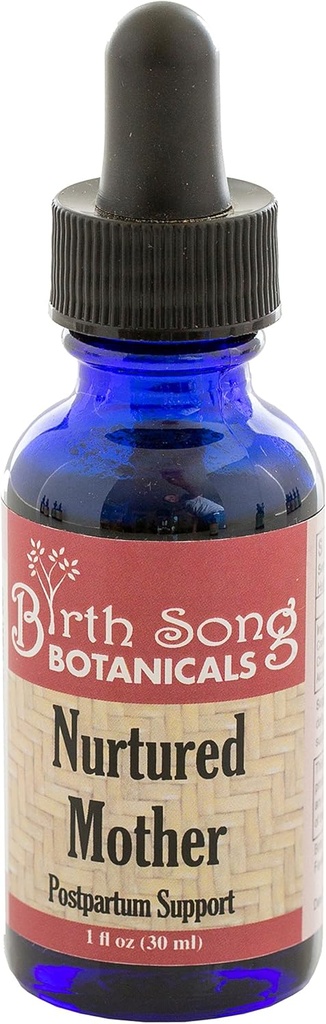 Födelse Song Botanicals Nurtured Mother Postpartum Afterbirth Tincture, Herbal, 1oz Bottle
