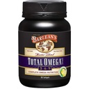 Barleans Total Omega 3 6 9 Softgels, Blended Fish Oil Supplement med Borage och Flaxseed Oil, 1000 mg Omegas ALA, EPA, DHA och GLA för gemensamma stödtillskott och hjärthälsa, 90 greve