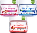 My Adventure to Fit Refreshing Hydration Electrolytes Powder med Zero Sugar, Bundle, Blue Raspberry & Watermelon Candy & Strawberry Lemonade Flavors