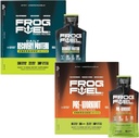 Frog Fuel Power Energized Protein & Ultra Energized Pre Workout Shot Bundle, 1500mg Beta Alanine, 15g Protein Nano-Hydrolyzed Grass Fed Collagen, Pre & Post Workout, 1,2 oz Packets, 48 Pack