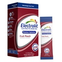 Electrolit Electrolytes Powder Packets, Fruit Punch 8 Pack, Powdered Hydration Packets för Dehydration & Rehydration, Post Workout Flavored Hydrating Drink Mix, Gluten Free Daily Water Enhancer Sticks