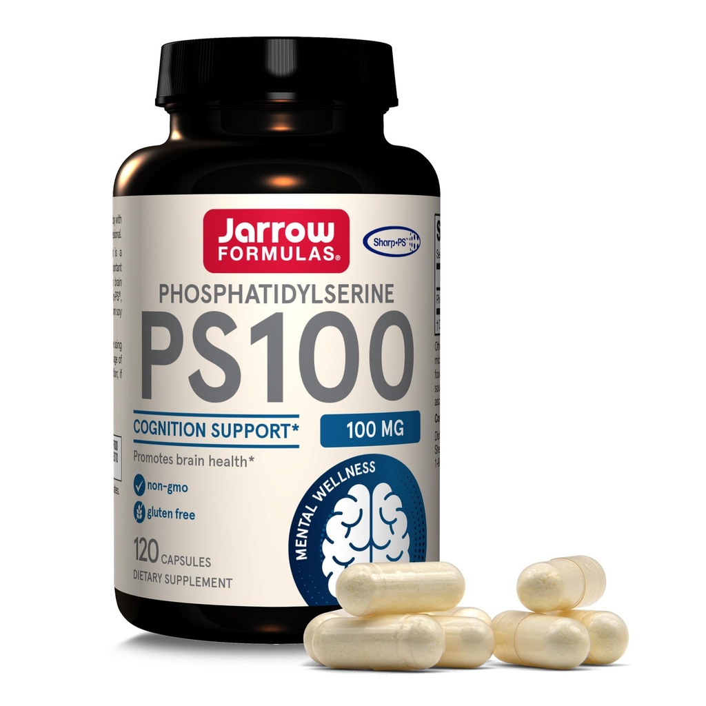 Jarrow Formulas PS 100 Phosphatidylserine 100 mg 120 Capsules