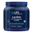 Life Extension Lecithin, främjar hälsosam cellstruktur och funktion i hjärnan, Gluten Free, Non-GMO, Vegetarian, 454 Grams