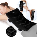 REVIX Extra Large Ice Pack för Back, 13 "x 21" Återanvändbar Gel Cold Pack Wrap för Full Back, Hip och Leg Relief, XXL Cold Compress för Muscle Soreness, Fatigue och Everyday Recovery, Black