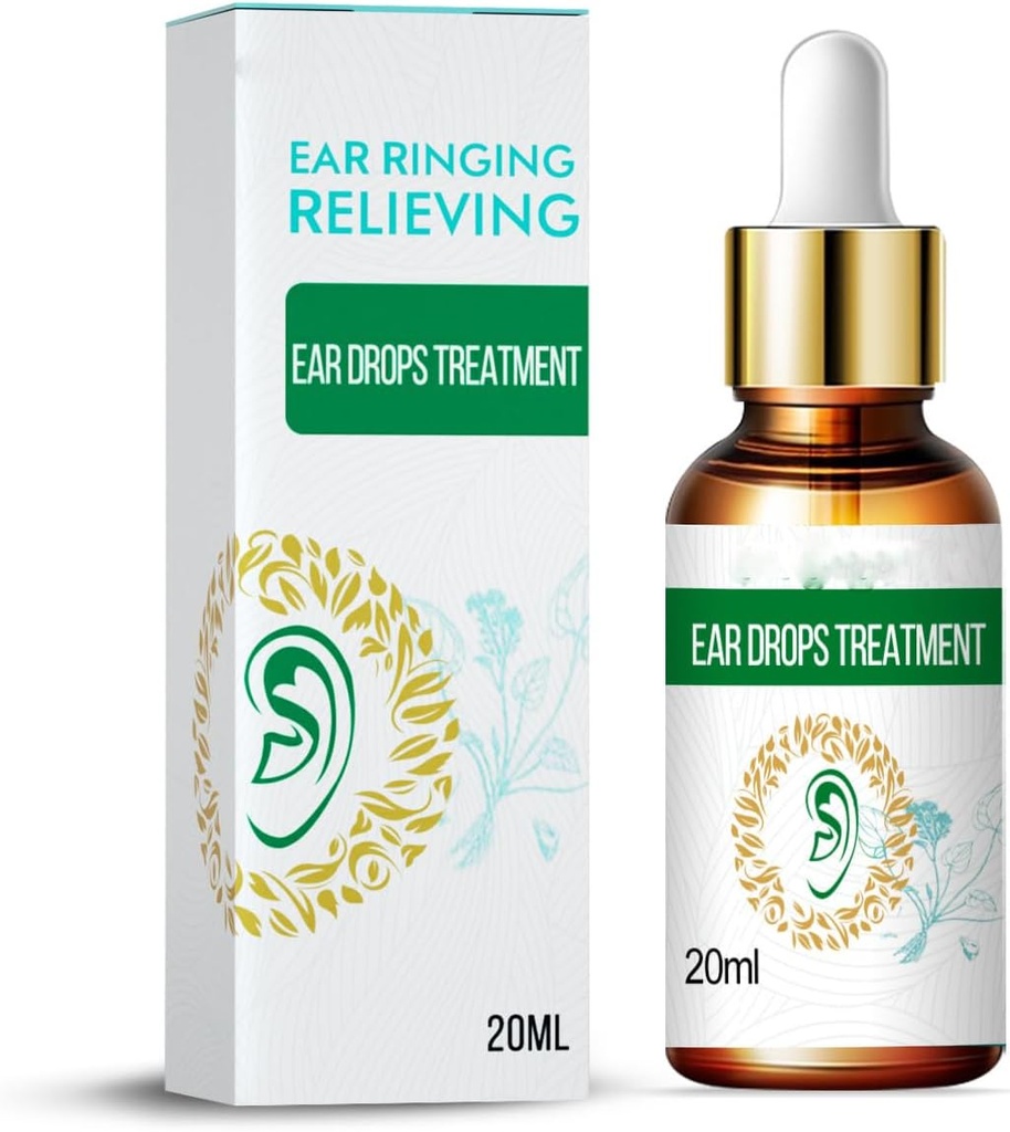 Tinnitus Relief för Ringing Ears, Natural Herbal Formel Ear Ringing Relief Drops, Tinnitus Oil effektivt lindra Earache och förbättra hörsel -1pcs