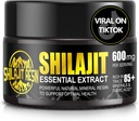 Boysea Shilajit Pure Himalayan Organic Shilajit Resin - Gold Grade 100% Shilajit Supplement - Natural Shilajit Resin med 85 + Trace Minerals & Fulvic Acid för Focus & Energy, Immunity, 50 Grams