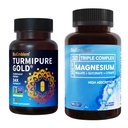 BioEmblem Triple Magnesium Komplex och BioEmblem Turmeric Curcumin med kliniskt Studerade TurmiPure