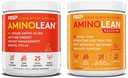 RSP NUTRITION Vegan AminoLean Pre Workout Energy (Mango 25 Servings) med AminoLean Recovery Post Workout Boost (Blood Orange 30 Servings)