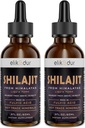 Shilajit Resin Organic Liquid Supplement, Shilajit Himalayan Organic, Shilajit Liquid Drop, Shilajit Drop Contain 85 Trace Minerals, Alternativ till Resin & Capsules,120 ml