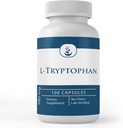 Rena originalingredienser L-Tryptophan (100 kapslar) Alltid rena, inga tillsatser eller fillers, Lab Verified