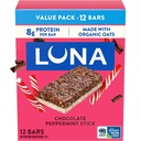 LUNA Bar - Chocolate Peppermint Stick Flavor - Snack Bars - Non-GMO - Gluten-Free Protein Bars - Tillverkad med organiska havre (12 Pack)