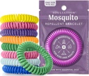 15 Pack Mosquito Repellent Armband, DEET-Free för barn & vuxna, Individuellt inslagna band