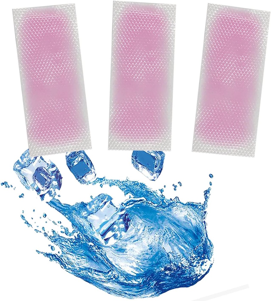 40 ark Fever Cooling Gel Patches, Cooling Forehead Strips Cooling Gel Sheet för Relieve Headache, Toothache Pain, Drowsiness, Fatigue, Refreshing, Sunstroke (Strawberry)