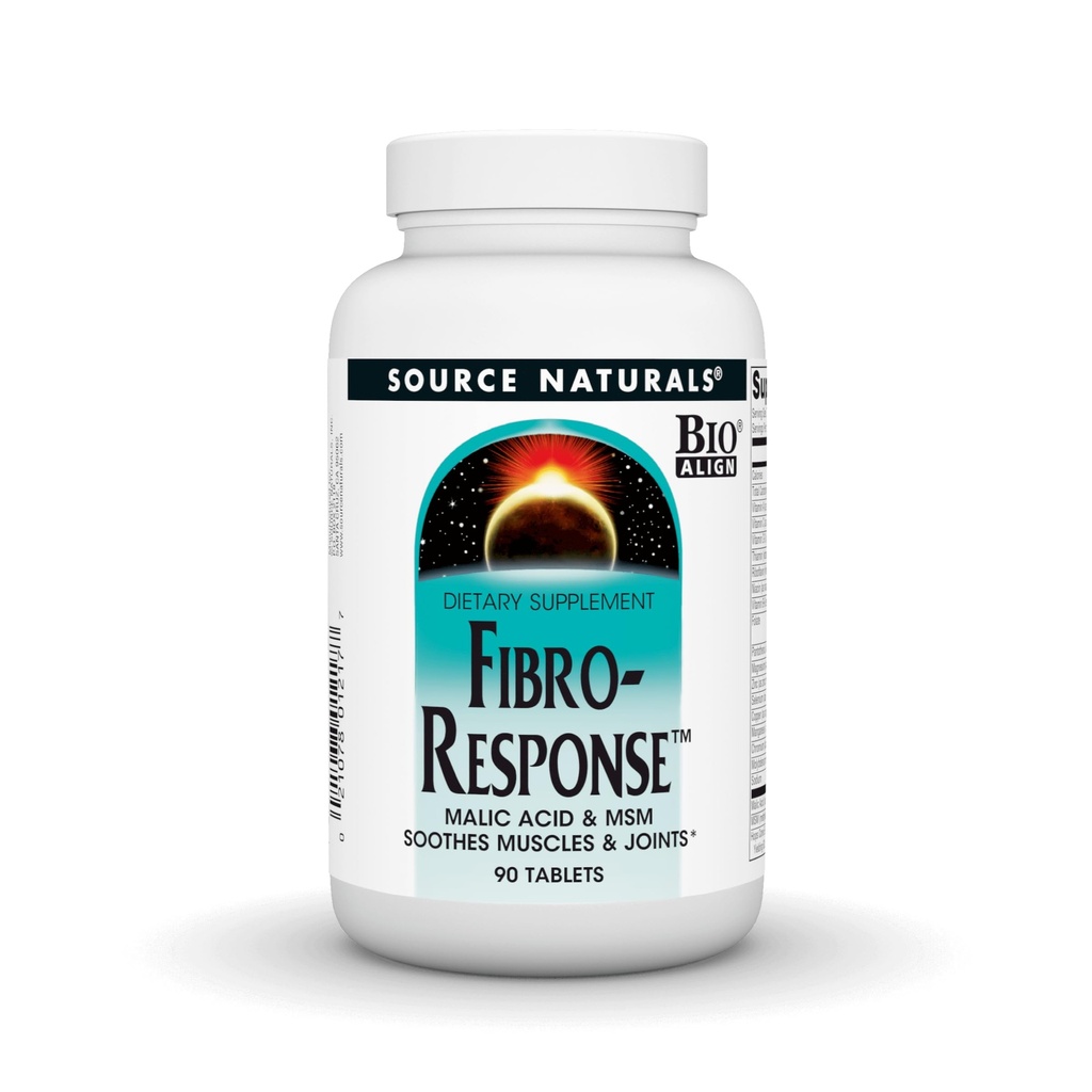 Källa Naturals Fibro-Response Bio-Aligned Malic Acid & MSM, 90 tabletter