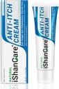 ishancare Anti Itch Soothing Cream Extra Strength Skin Itch Relief Ointment, för Full Body Itching orsakad av säsongsförändringar, Dermatit, Eczema, Rash, Psoriasis, Hives, Bites, Poison Ivy, 1,76 oz