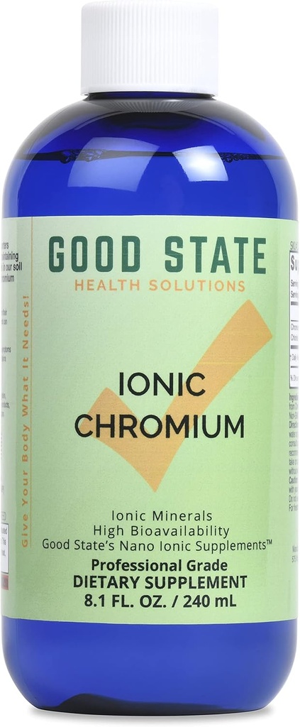 Good State Liquid Ionic Chromium (96 portioner på 600 mcg - 8 fl oz)