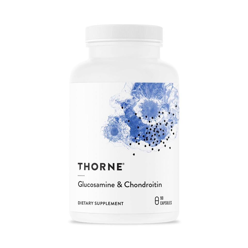THORNE - Glukosamin & Chondroitin - Stöd för att upprätthålla hälsosam gemensam funktion och rörlighet * - 90 kapslar