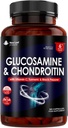Glukosamin och Chondroitin Hög Styrka - med MSM (365 tabletter) Extra Absorbency Berikad med vitamin C, Glukosamin Sulfat Chondroitin Sulfat Gluten-Free, GMP, 365 Livsmedel Tabletter